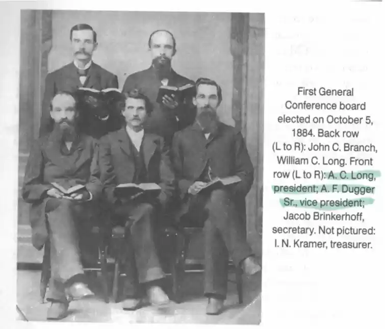First Board-JC Branch,WC Long, AC Long, AF Dugger, J Brinkerhoff